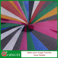 Qingyi heat transfer glitter vinyl sheets for t-shirt